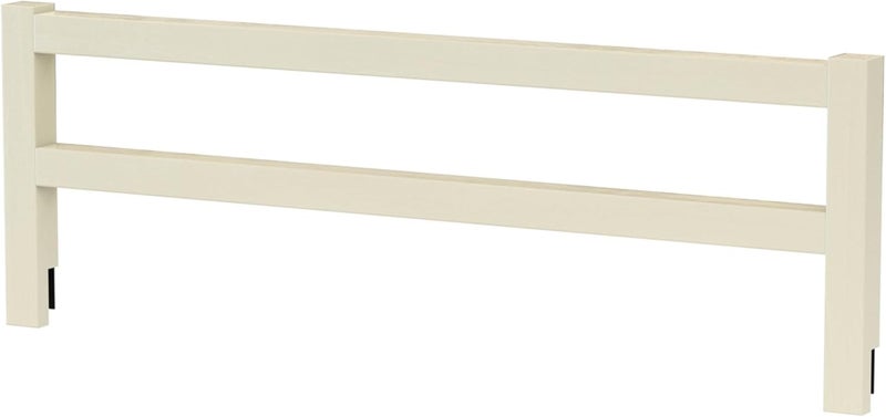 CC KITS Safety Guard Rail for Baby, Kids and Children - Solid Wood Safety Bed Rail for Toddlers - Easy Installation - Premium Protection for Bunk, Twin, Full, Queen and King Size Beds - (French White) - Image 1